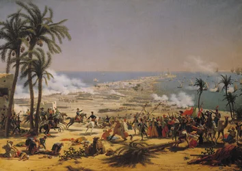 A batalha de Abukir, 25 de julho de 1799